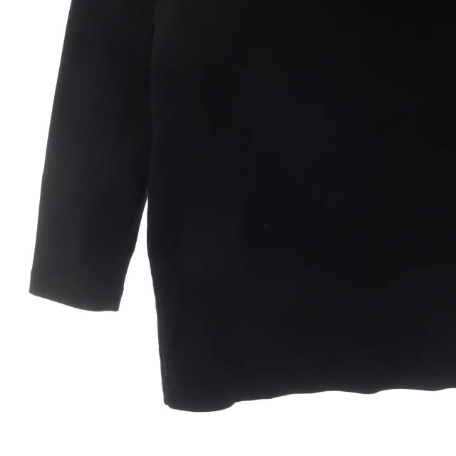 AURALEE(オーラリー)のオーラリー IENA別注 Tシャツ カットソー ボートネック 長袖 0 ブラック レディースのトップス(Tシャツ(長袖/七分))の商品写真