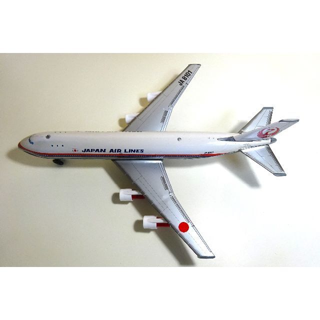動画あり！！★野村ト－イ JAL B-747ジャンボジェット旅客機★ブリキ飛行機 - 6