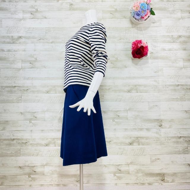バリー カシミア混ハーフパンツ キュロットパンツ 紺 L 半ズボン 驚き