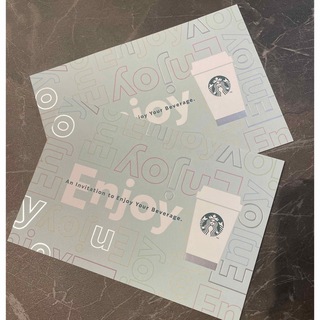 スターバックスコーヒー(Starbucks Coffee)の匿名発送 スターバックス ドリンクチケット 2枚(フード/ドリンク券)