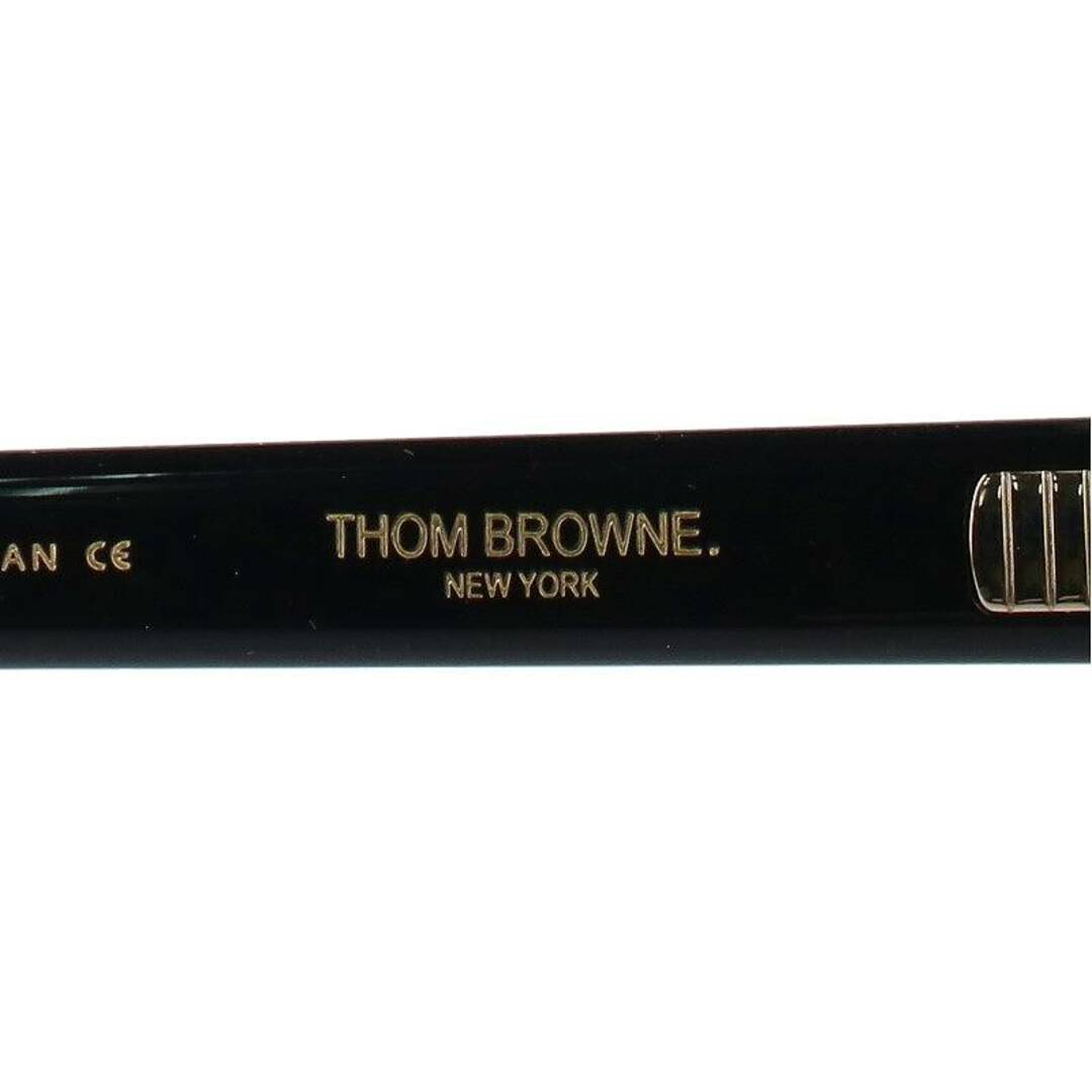 トムブラウン TB-504-A-BLK-GLD-54 ラウンドフレームサングラス メンズ 54□22