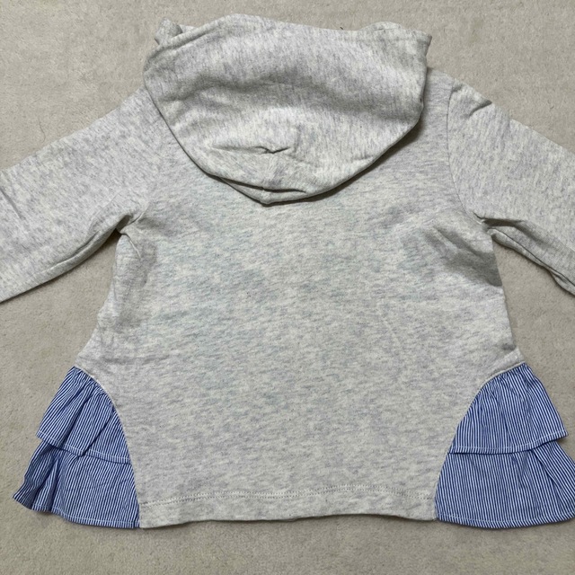 Seraph(セラフ)のSeraphミニ裏毛パーカー110 キッズ/ベビー/マタニティのキッズ服女の子用(90cm~)(ジャケット/上着)の商品写真