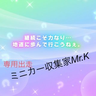 ミニカー収集家Mr.K様　専用特別出走　5娘立て(キャラクターグッズ)