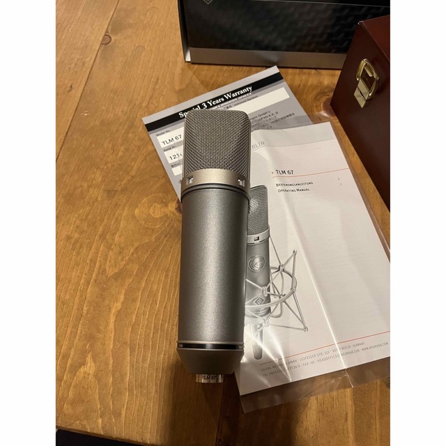 美品　NEUMANN ノイマン　TLM67 コンデンサー　マイク　ホルダー付き 2