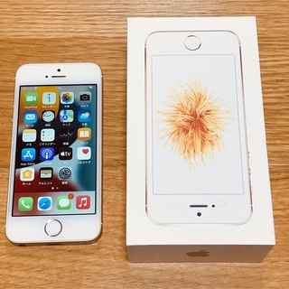アイフォーン(iPhone)のiphoneSE【中古品】 16GB ゴールド Apple(スマートフォン本体)