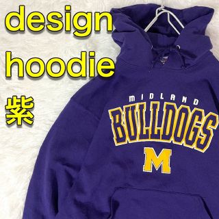 デザインスウェット長袖刺繍USA製ネイビーふるだんふるじょストリート