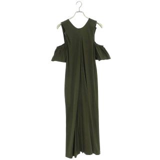 トーガプルラ(TOGA PULLA)のトーガプルラ ARCHIVES Twill dress TP01-FH237 オープンショルダーツイルワンピース レディース 36(ロングワンピース/マキシワンピース)