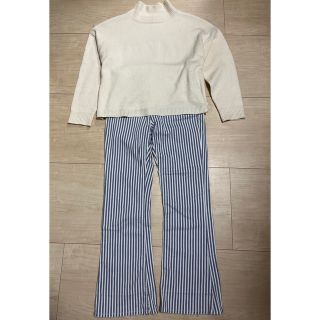 ザラ(ZARA)のZARA ストラップパンツ(カジュアルパンツ)