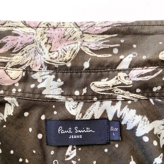 Paul Smith - ポールスミス 長袖シャツ 総柄 グレー系の通販 by なし