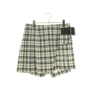 トーガ(TOGA)のトーガ ARCHVES Wool mohair wrap short pants TA01-FF018 サイドベルトチェックラップショートパンツ レディース 36(ハーフパンツ)