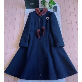 FOXEY - Rene 2019年コペンハーゲンミンクファー付きコート36 極美品