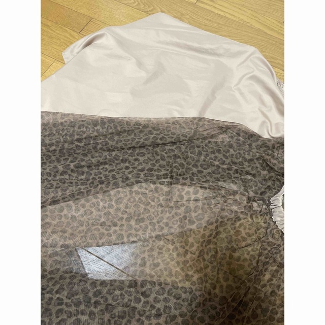 MERCURYDUO(マーキュリーデュオ)のヒョウ柄チュールスカート レディースのスカート(ロングスカート)の商品写真