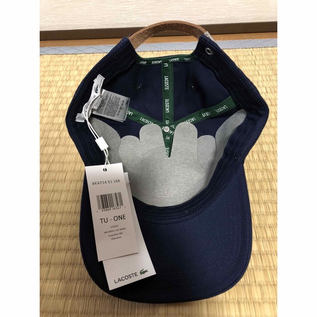 LACOSTE(ラコステ)の週末限定値下げ ラコステ キャップ 帽子 RK4714 ネイビー色 メンズの帽子(キャップ)の商品写真