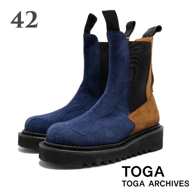 新品 TOGA VIRILIS スウェードレザー ブーツ 【新品本物】 51.0%OFF