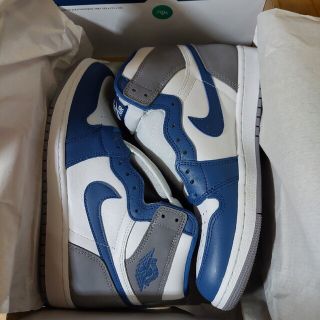 ジョーダン(Jordan Brand（NIKE）)のNIKEエアジョーダン1 True Blue トゥルーブルー(スニーカー)