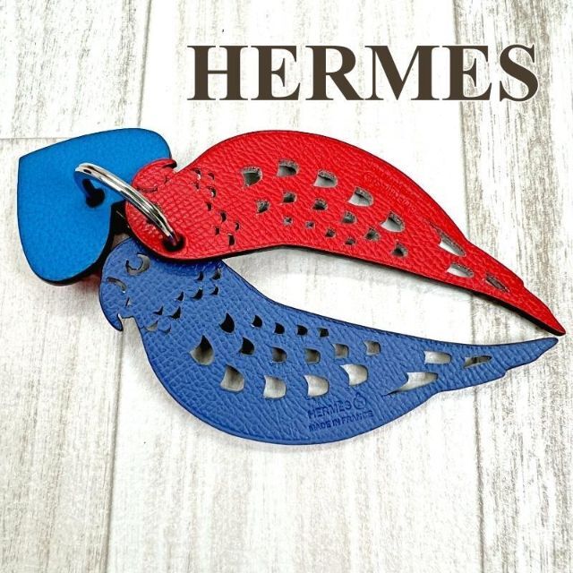 エルメス HERMES チャーム プティアッシュ インコ ハート