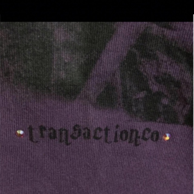 transaction(トランザクション)のtrans action グラフィック カラーストーン ロングTシャツ 新品 レディースのジャケット/アウター(その他)の商品写真