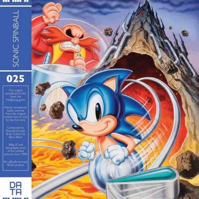 SEGA - ソニック・スピンボール フロストクリアブルーストライプヴァイナル アナログ 新品