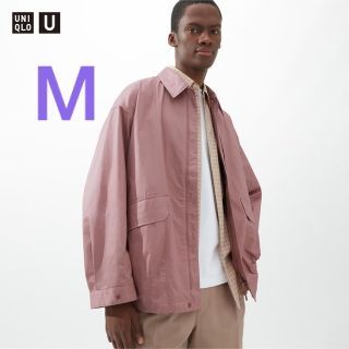 ユニクロ(UNIQLO)の新品タグ付き オーバーサイズユーティリティジャケット ピンク Mサイズ(その他)