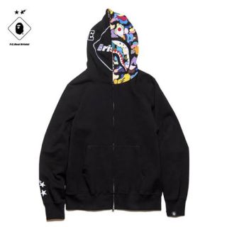 アベイシングエイプ(A BATHING APE)のBAPE × FCRB VENTILATION HOODIE(パーカー)