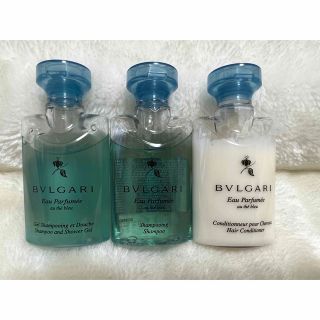 ブルガリ(BVLGARI)のブルガリ　オ・パフメオーテブルー　アメニティ(シャンプー/コンディショナーセット)