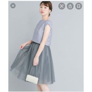 アーバンリサーチロッソ ひざ丈ワンピース(レディース)(チュール)の
