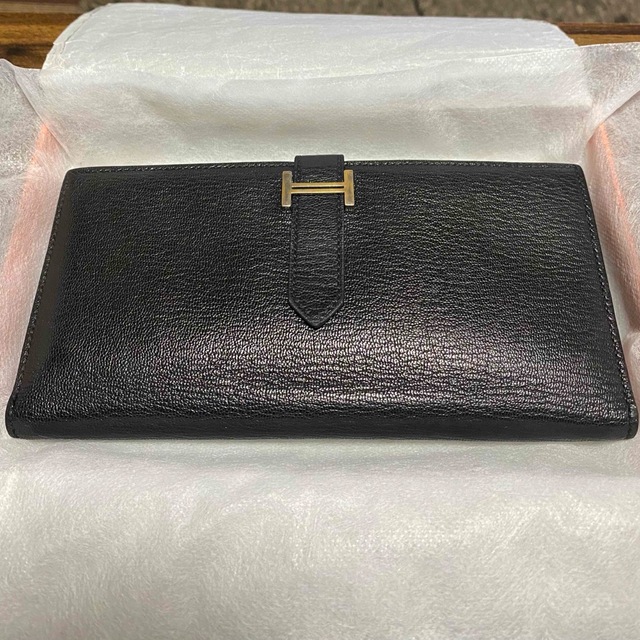 高級品市場 Hermes - 長財布 ブラック ベアンスフレ HERMES 高級エルメス 長財布