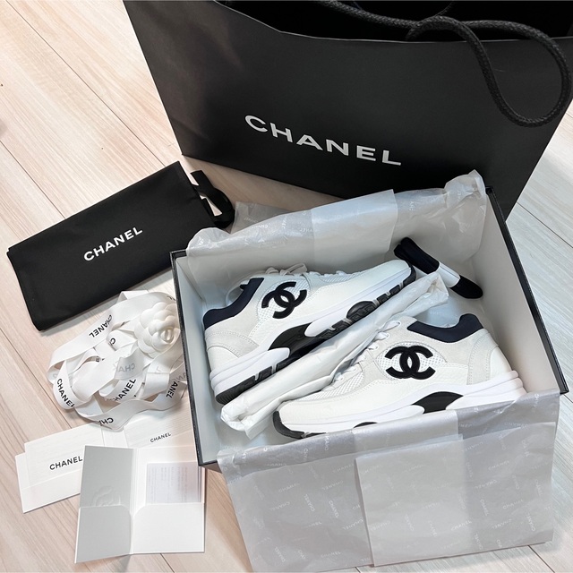 全国総量無料で CHANEL - CHANEL 完売 スニーカー 38 スニーカー