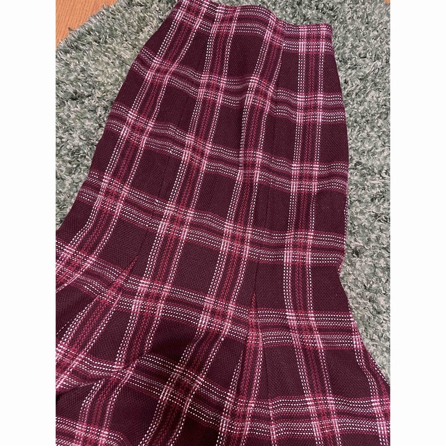 SNIDEL(スナイデル)のsnidel チェックマーメイドスカート レディースのスカート(ひざ丈スカート)の商品写真