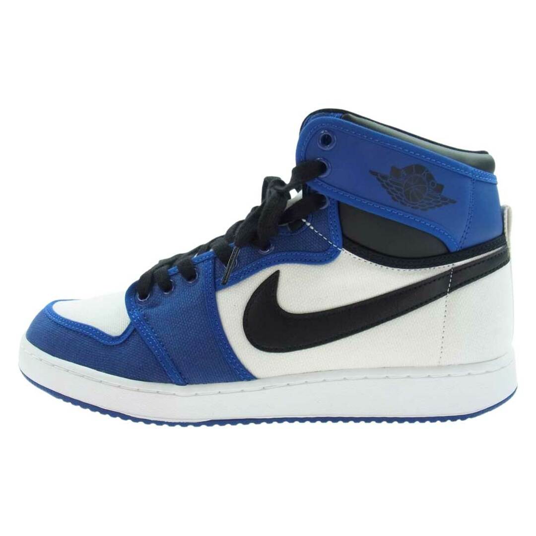 NIKE ナイキ スニーカー DO5047-401 Air Jordan 1 KO High torm Blue エアジョーダン ハイ ストームブルー スニーカー ブルー系 ホワイト系 28cm【美品】