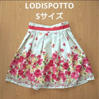 ロディスポット(LODISPOTTO)の【Sサイズ】LODISPOTTOロデイッスポット ひざ上丈フレアスカート 春(ミニスカート)