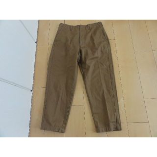 UNIQLO☆ユニクロU　ルメール　ワイドフィットテーパードアンクルチノ W79(チノパン)