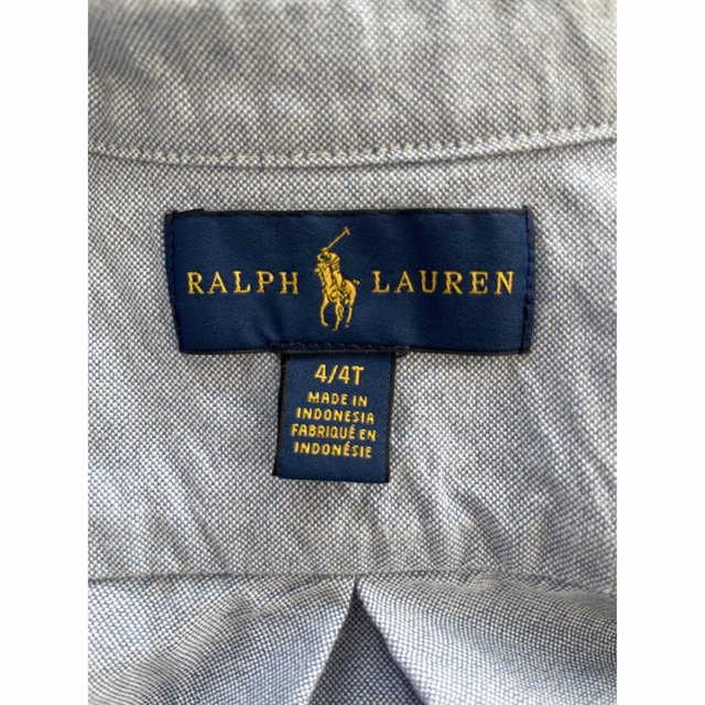 Ralph Lauren(ラルフローレン)のラルフローレン　キッズ　4T 長袖シャツ キッズ/ベビー/マタニティのキッズ服男の子用(90cm~)(ブラウス)の商品写真