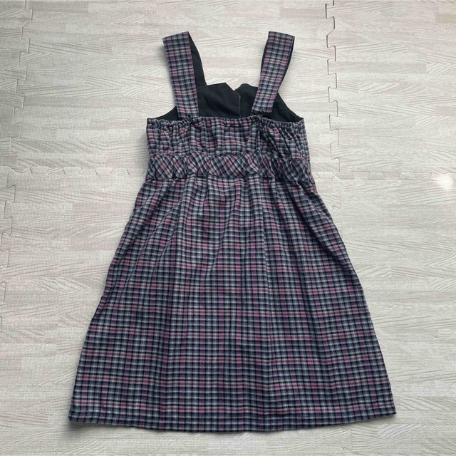 F.O.KIDS(エフオーキッズ)のチェック柄ワンピース 130  キッズ/ベビー/マタニティのキッズ服女の子用(90cm~)(ワンピース)の商品写真