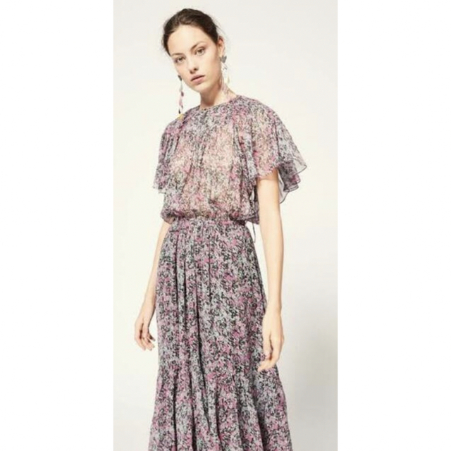 isabel marant シルク ワンピース