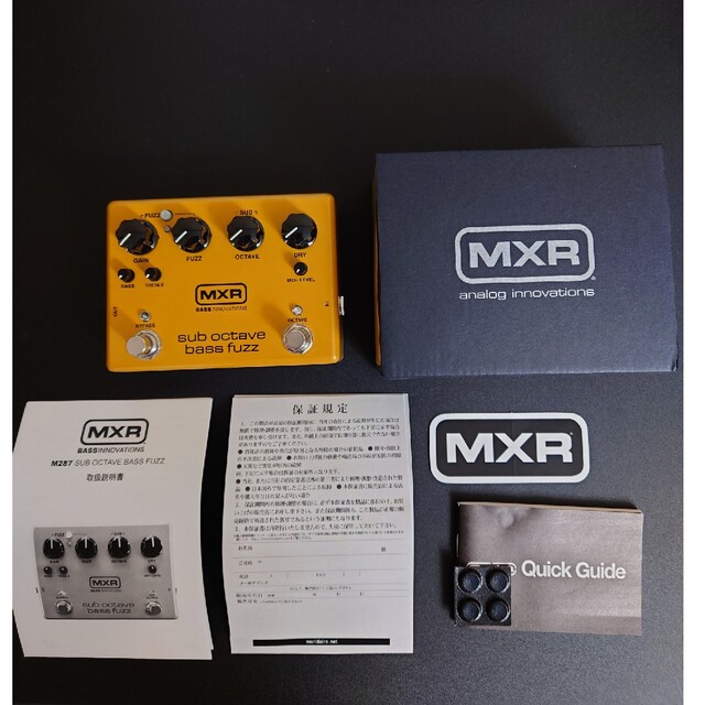 MXR sub octave bass fuzz M287M 楽器のベース(ベースエフェクター)の商品写真