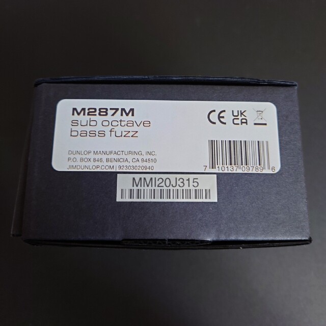 MXR sub octave bass fuzz M287M 楽器のベース(ベースエフェクター)の商品写真