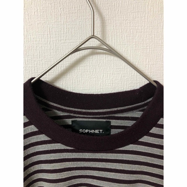 SOPHNET.(ソフネット)のSOPHNET. （ソフネット） ボーダーロングスリーブ  S メンズのトップス(Tシャツ/カットソー(七分/長袖))の商品写真