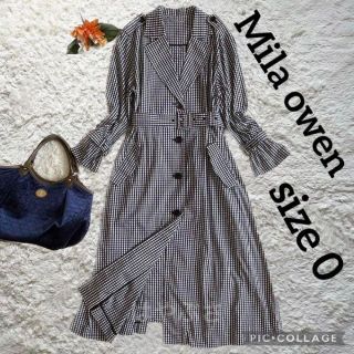 【タグ付き未使用品】Mira Owen　トレンチコート　ギンガムチェック