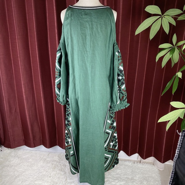 SLEEPING GIPSY lace midi dress ロングワンピース-