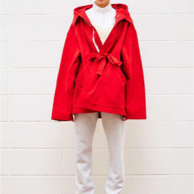 UNUSED(アンユーズド)の【格安】UNUSED★hooded short coat★16aw★レッド メンズのジャケット/アウター(その他)の商品写真