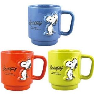 スヌーピー(SNOOPY)の本日限定特別価格☝ 新品スヌーピー マグカップ♡ おまとめ3個セット(グラス/カップ)