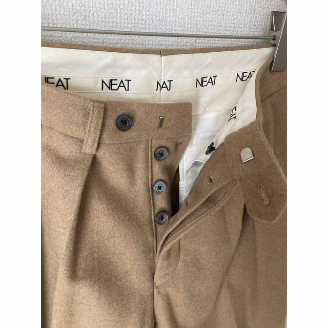 NEAT ウールカシミア 2タックパンツの通販 by moca's shop|ラクマ