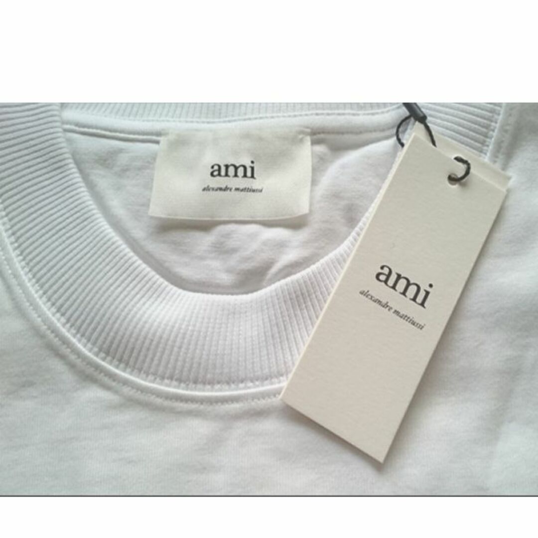 正規品新品☆AMI☆Ami de Coeur ハートロゴ☆コットン半袖TシャツS