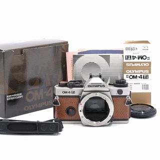 オリンパス(OLYMPUS)のOLYMPUS OM-4 Ti シルバー 革張り(フィルムカメラ)