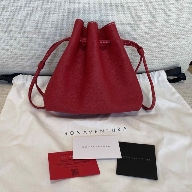 BONAVENTURA - 【美品】ボナベンチュラ ノアバッグ 赤の通販 by 7/26-8 ...