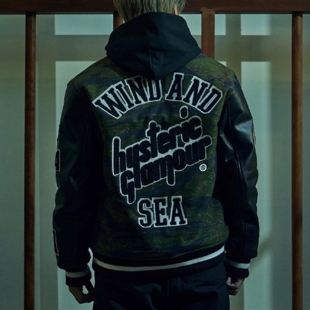 WIND AND SEA(ウィンダンシー)のHYSTERIC GLAMOUR x WIND AND SEA VARSITY メンズのジャケット/アウター(スタジャン)の商品写真