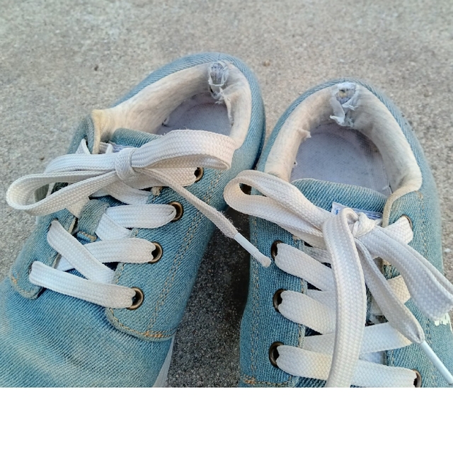 Lee スニーカー 24cm デニム ロゴ入り レディースの靴/シューズ(スニーカー)の商品写真
