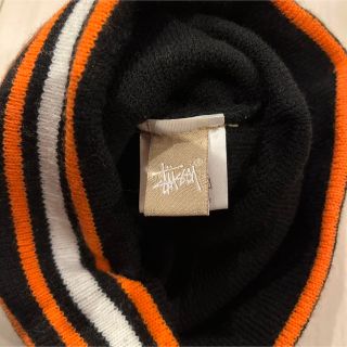 (希少)old stussy ボンボン ニット帽 ビーニー 金タグ 古着