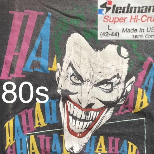 トップスジョーカー Joker Tシャツ 1987年製ヴィンテージ HAHAHA